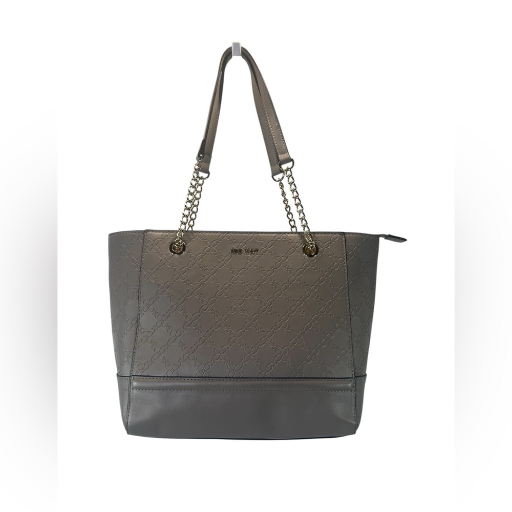 Nine West Tote Bag Gold Chain Handles